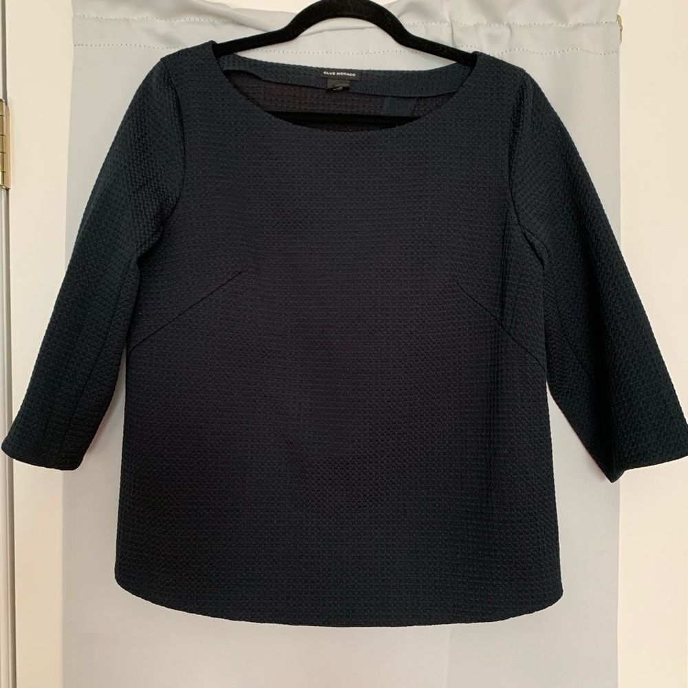 Club Monaco tulip back shirt